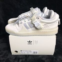Adidas Bad Bunny Last Forum Buckle Low - Cloud White - Men’s Size 10 (women’s 11)