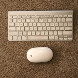 Apple mouse and Keyboard