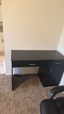Desk and Office Chair