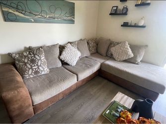 ALBI 2PC SECTIONAL - BEIGE
