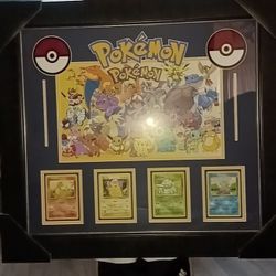 Pokemon Card Display 1995 Mint Condition 