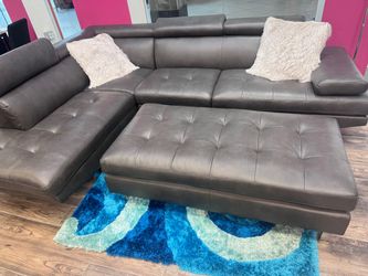 Ibiza sectional with ottoman $799
