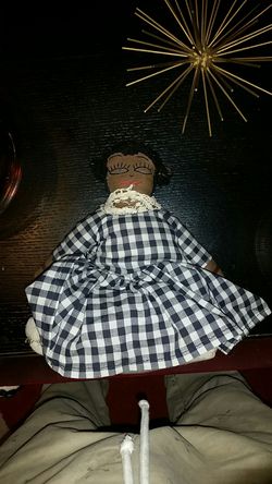 Antique black doll