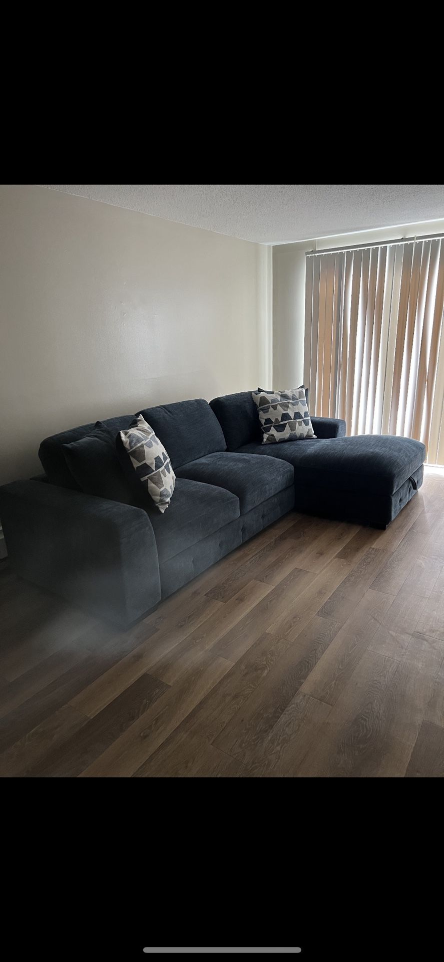 Navy playground couch