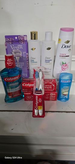 Women's Personal Care & Haircare Bundle – Dove, Venus, Secret & Colgate (Brand New)