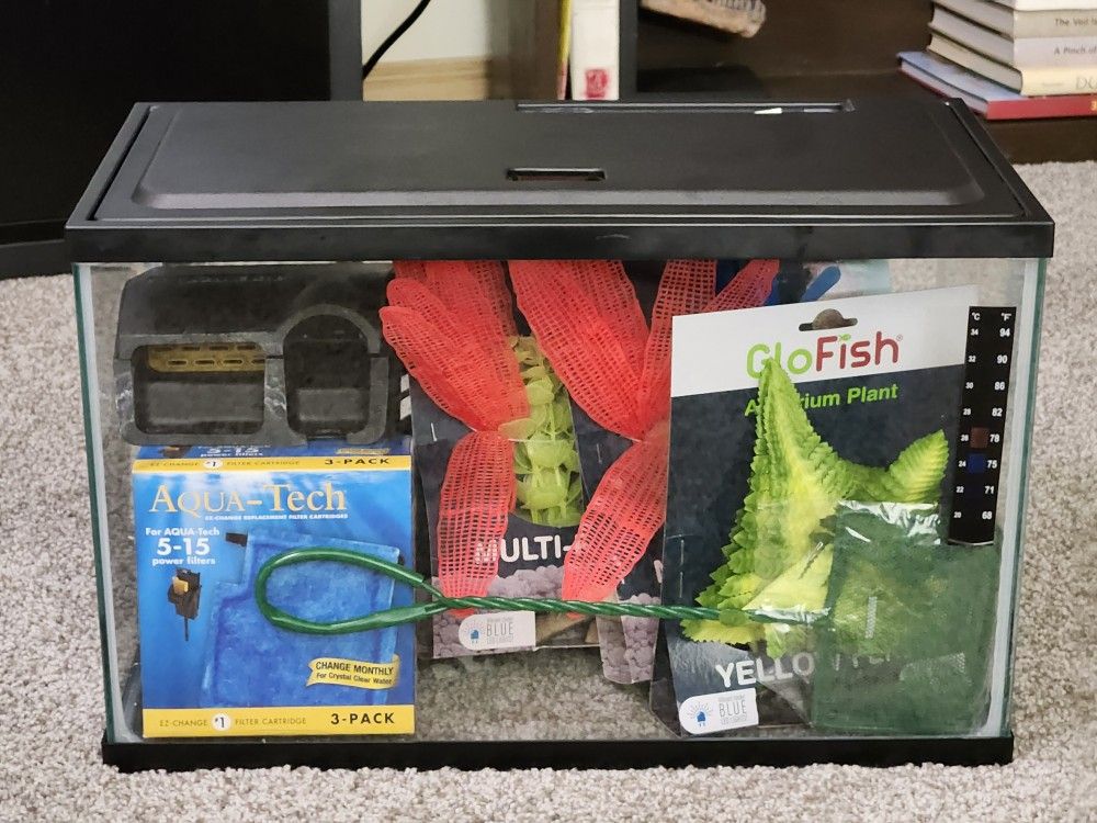 10 Gallon Aquarium Complete Kit