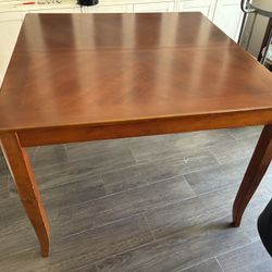 Tall Dining Room Table With 1 Removable Leaf.  