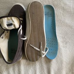 Mens corduroy high tops brown10