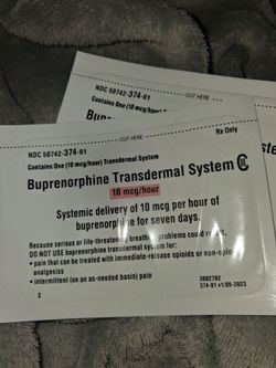 Buprenorphine transdermal system