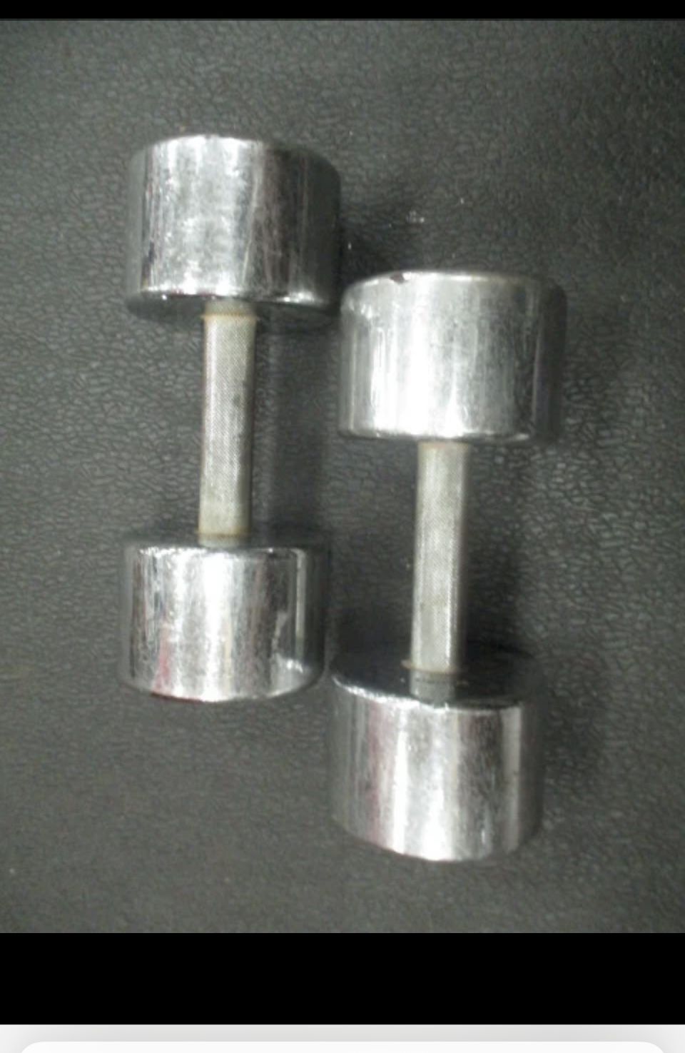 Used 30LB Cast Iron Dumbbell Set ( Read The Description!)