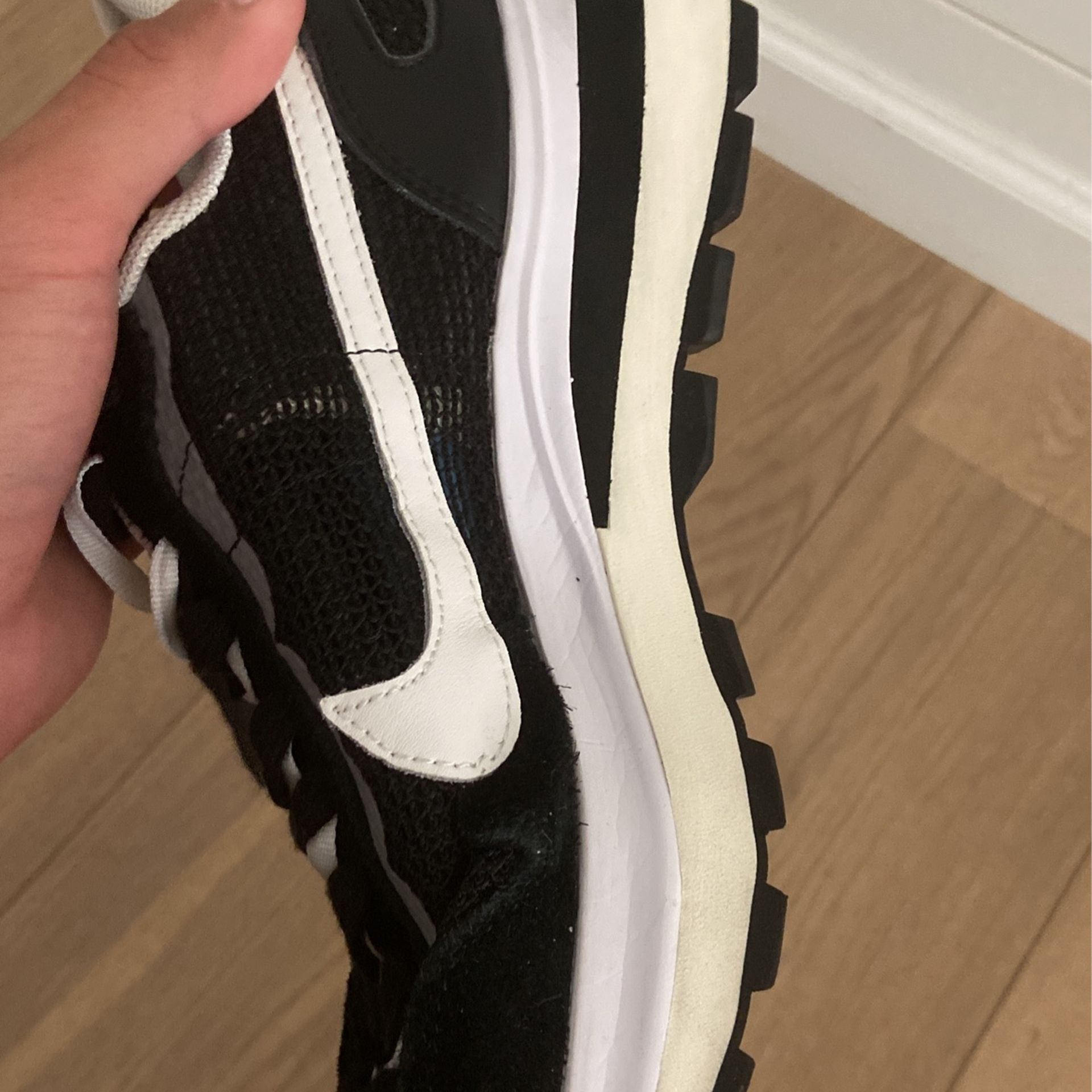 Nike Sacai Vapor Waffle Black N White Colorway