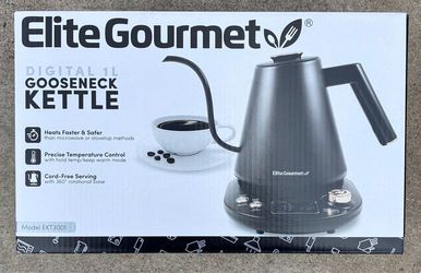 Elite Gourmet Digital 1L Gooseneck Kettle EKT3001