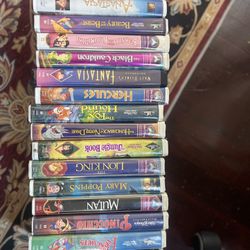 Disney Masterpiece Collection Collectables VHS