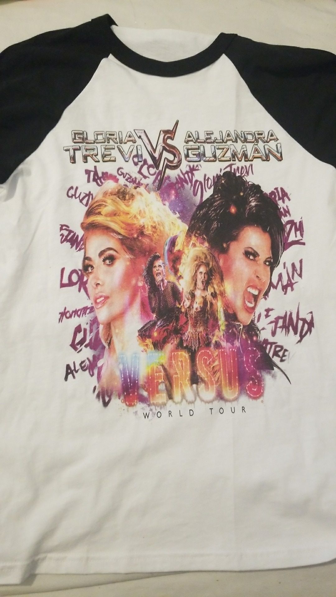 Gloria Trevi Alejandra Guzman concert t-shirt