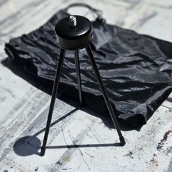 Mini Tripod, Portable and Adjustable Camera Stand Holder, Collapsible Metal Tripod Selfie Desktop Tabletop Table Stand

