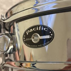 Pacific Steel Piccolo Chrome Snare Drum 13x4