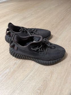 adidas Yeezy Boost 350 V2 Static Black Non Reflective Size 5.5 Used
