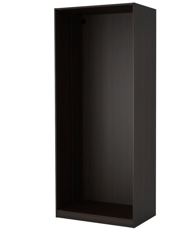 PAX Wardrobe frame, black-brown, 39 3/8x22 7/8x92 7/8 "