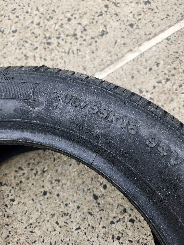 1 New Tire 205-55-16 