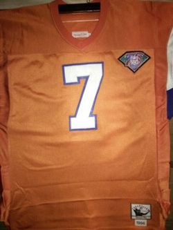 Authentic John elway Mitchell and Ness throw back Jersey