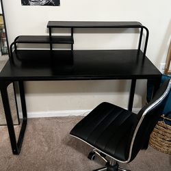 Gently Used Abstract Desk and Chair