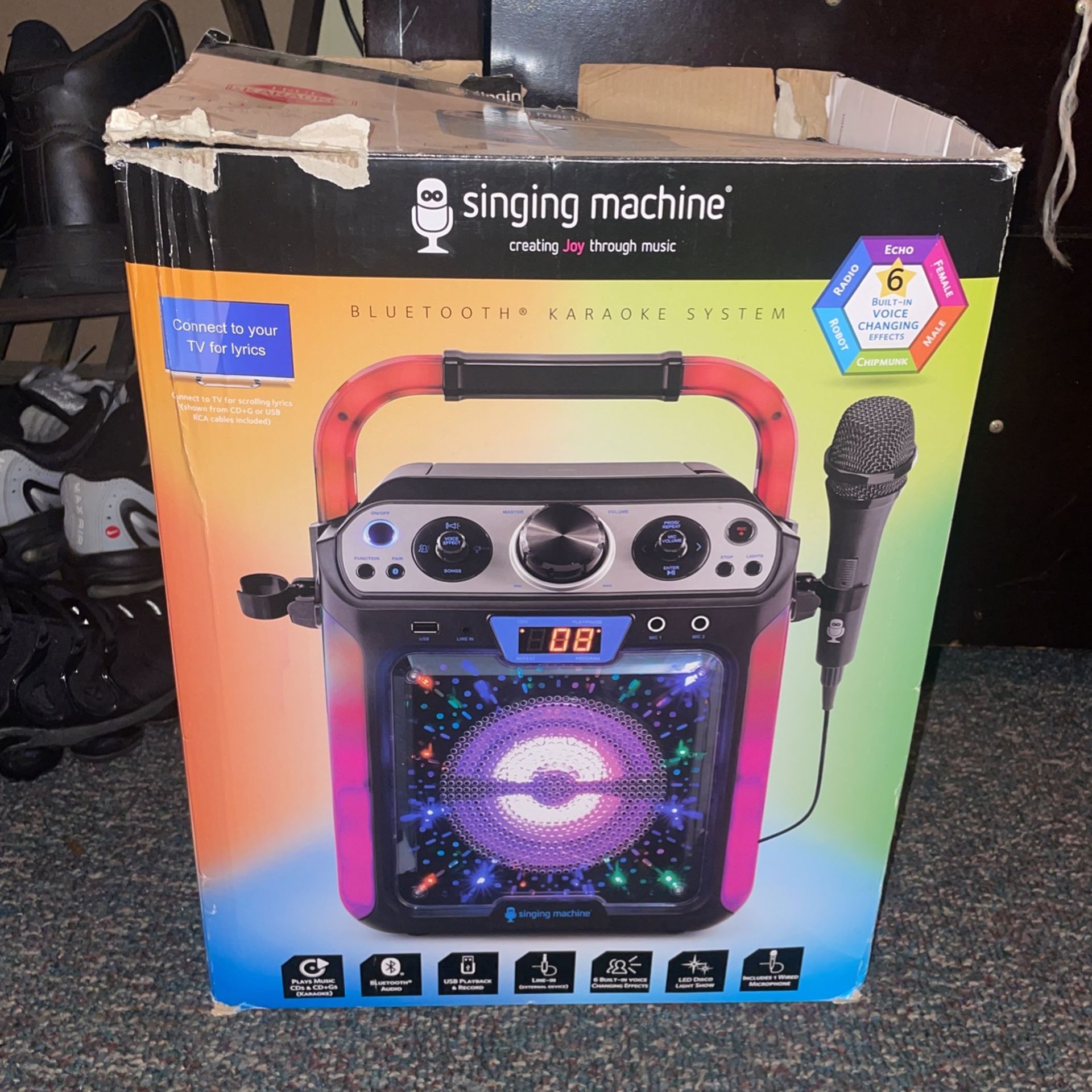 Singing machine Karaoke System Includes Everything