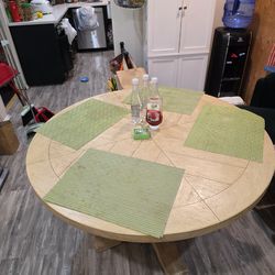 DINIG TABLE FROM COSTPLUS AND CHAIRS