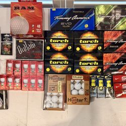 500 Golf Balls, Gloves & Tees