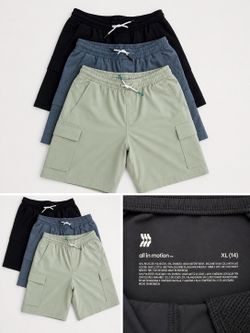 Selling a bundle of 3 boys athletic shorts (All In Motion – Target).