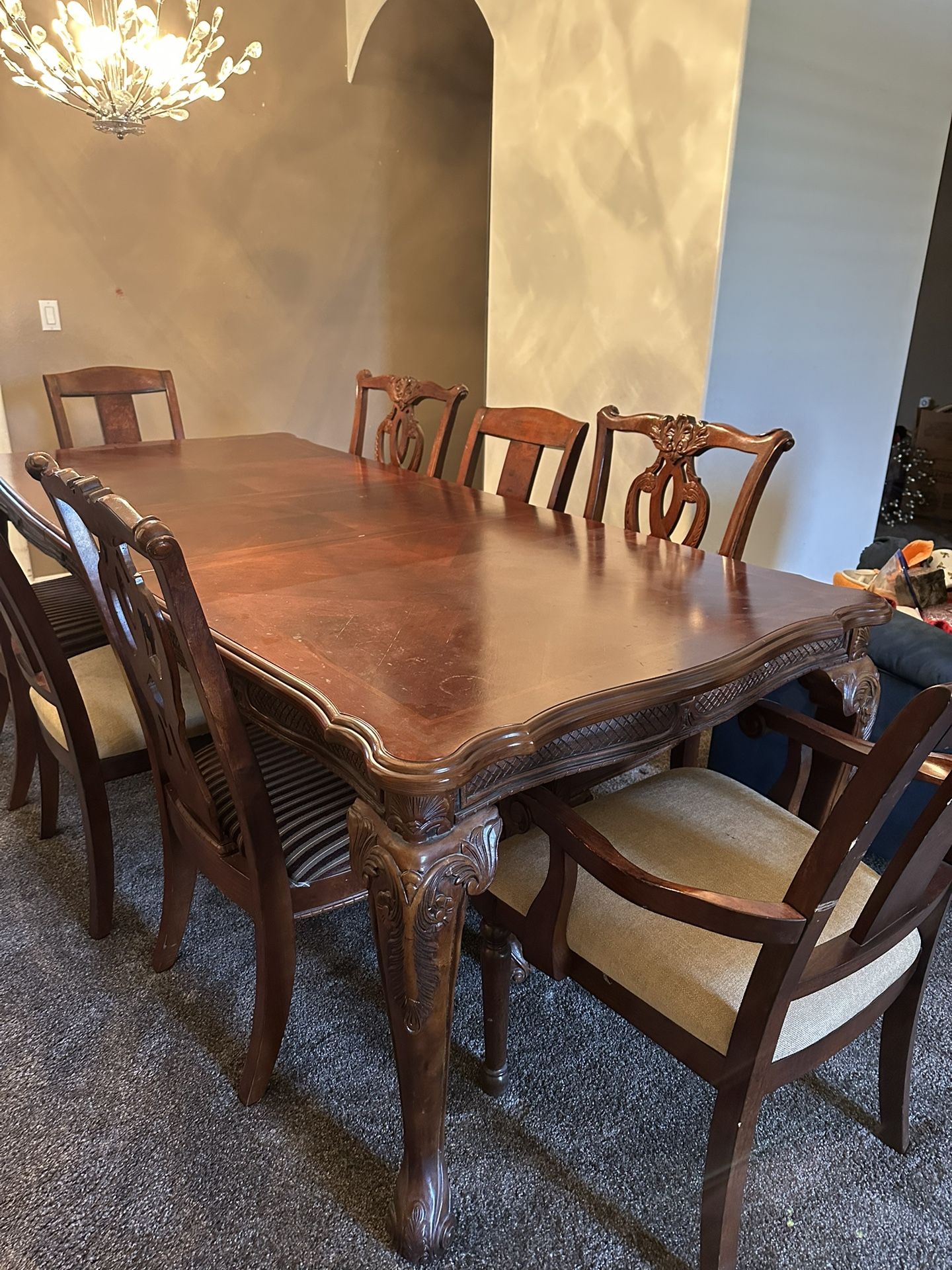 Dining Table With 8 Chairs
