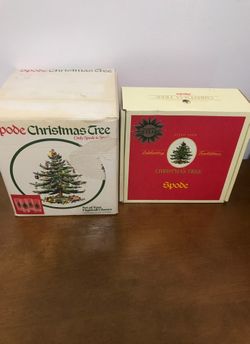 Spode Xmas glass and bowl