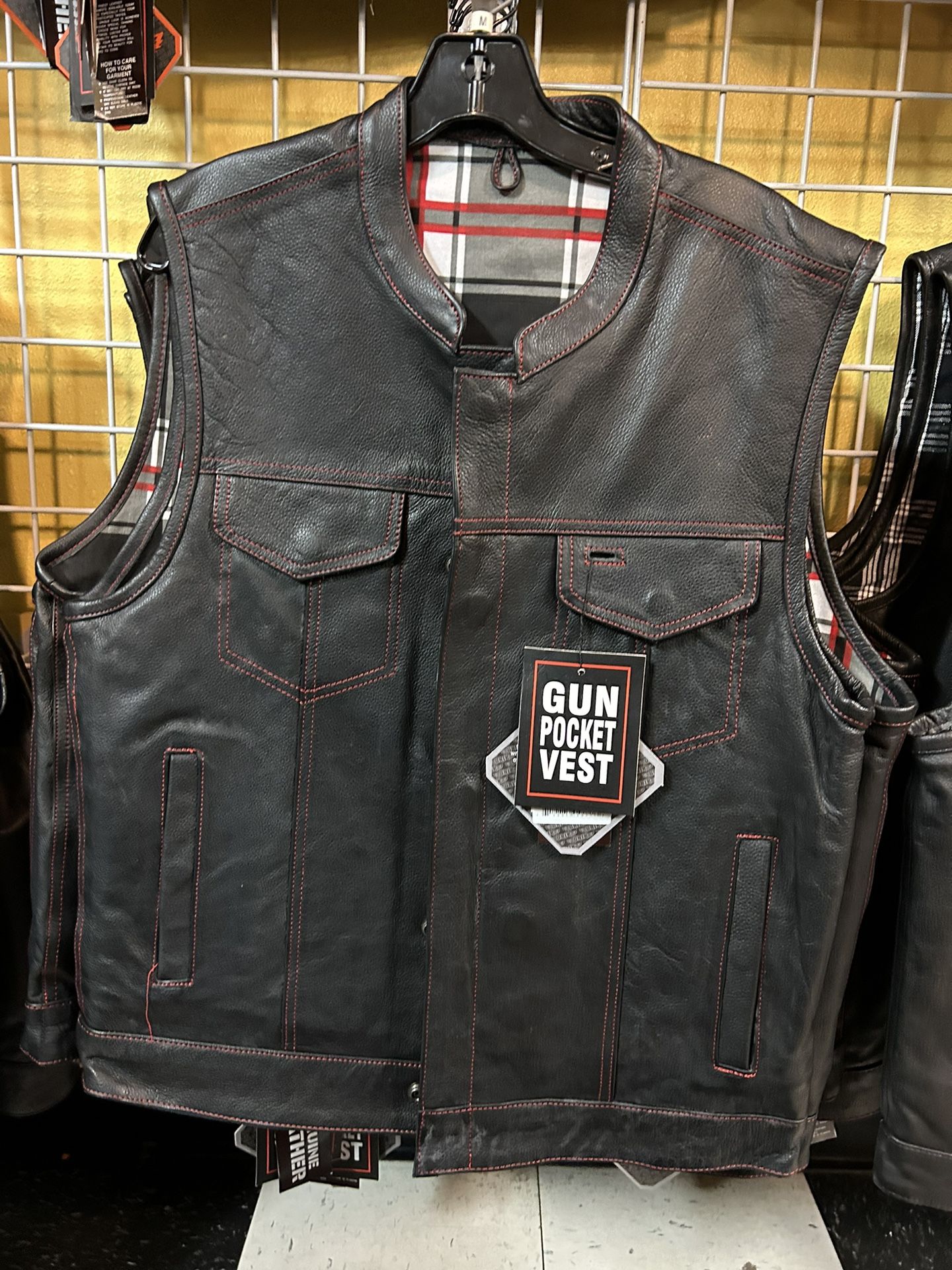 Leather Gun Vest