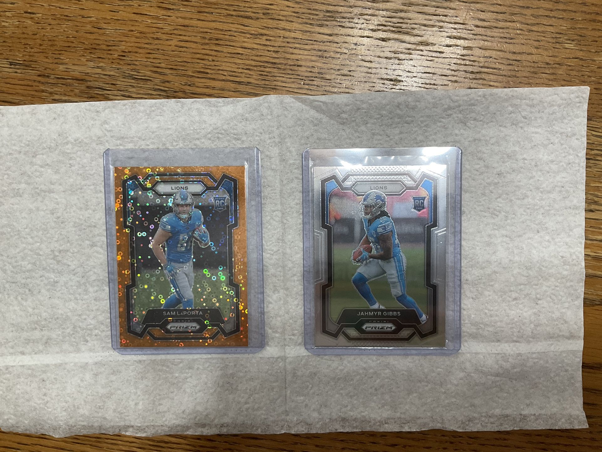 2023 Lions Rookies Jahmyr Gibbs And Sam LaPorta Prizm