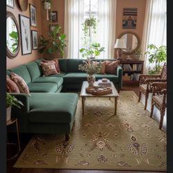 Vintage Wool Rug Indian Imports