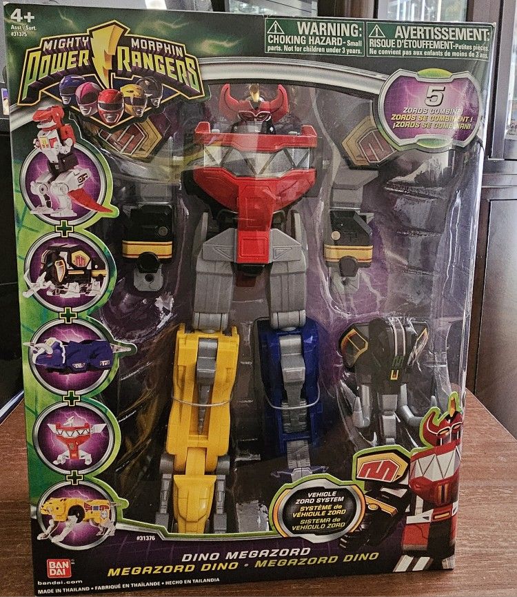 2010 Mighty Morphin Power Rangers Dino MegaZord