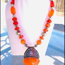 Handmade Himalayan Beaded necklaces 