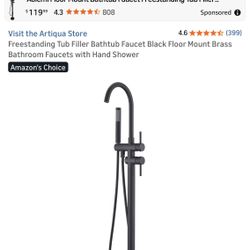 Floor Mount Tub Filler