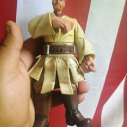 2005 Star Wars The Clone Wars Force Battlers Obi-wan Kenobi 7" Action Figure