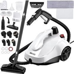 Steam Cleaner, Steam Mop with 23 Accessories, Powerful Multipurpose Portable Steamer for Cleaning to Remove Grime, Grease, for Multi-Purpose and Multi