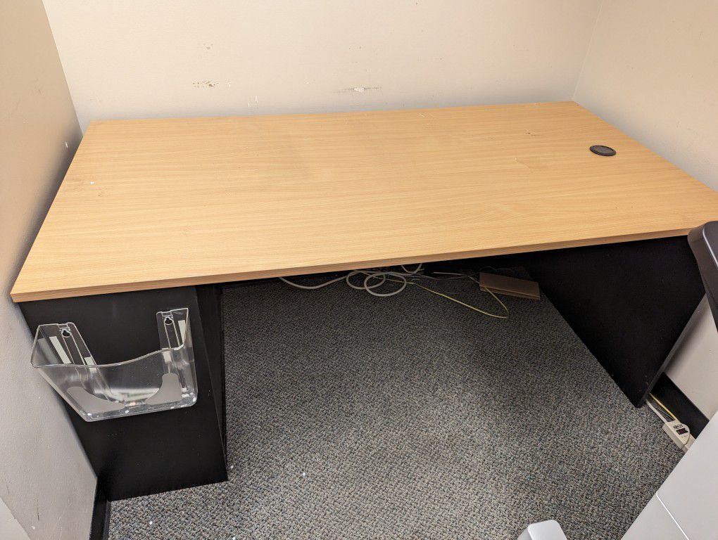 FREE- Office Desk with Side Shelf
