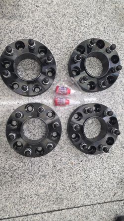 6061-T6 6x5.5 to 6x135 Wheel Spacers M14x1.5 78.1mm 1.5"