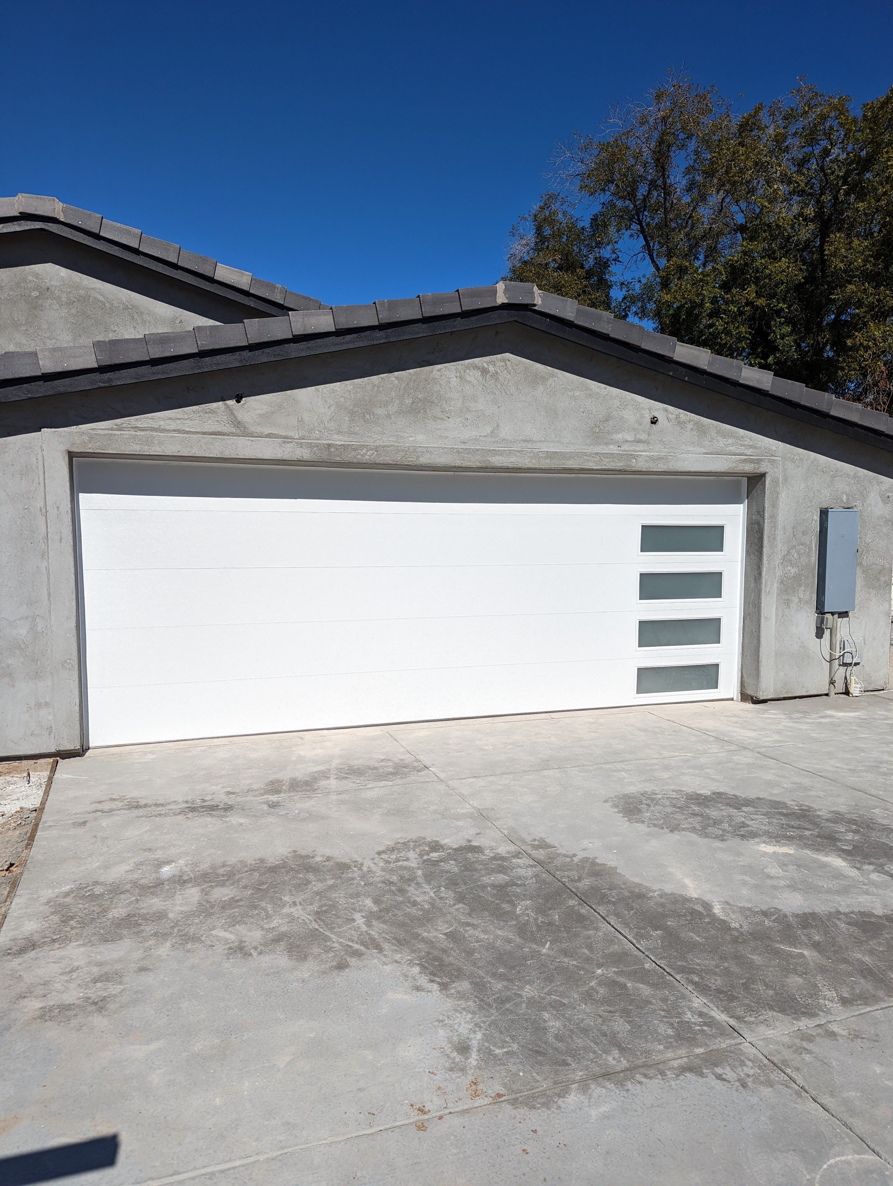 Professionally installed garage doors