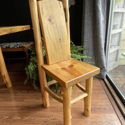 Pine Beetle Wood Chair