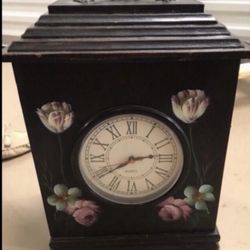 Vintage Clock W/storage