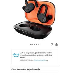NEW SKULLCANDY PUSH ACTIVE TRUE WIRELESS SPORT EARBUDS BLACK FAST FREE SHIPPING