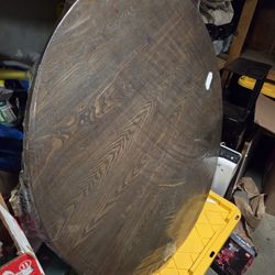 Rustic Round Table 