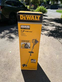 Dewalt Gas Edger - 27CC 2 Cycle - 7.5 inch Blade