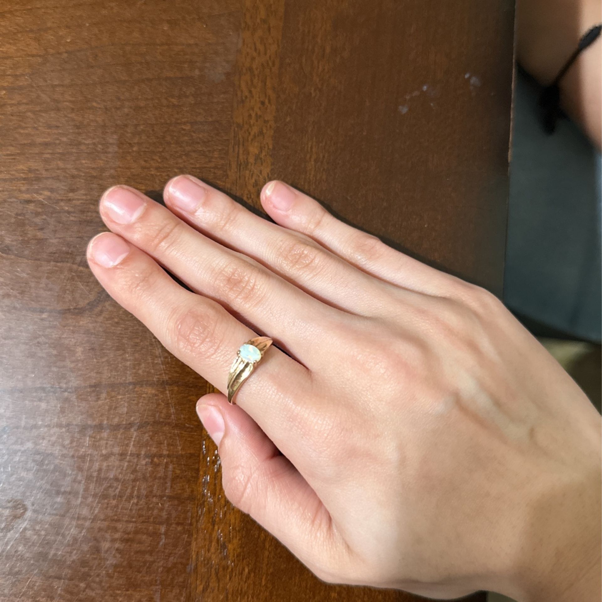 Gold And Opal Ring 