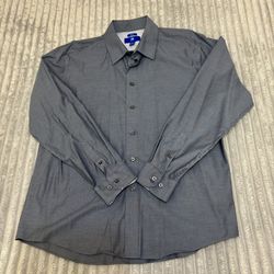 Egara Dress Shirt Mens XL Non Iron Flip Cuff Men’s Warehouse 