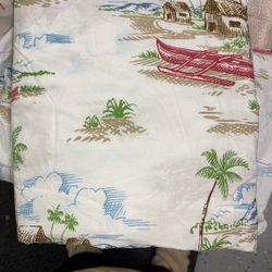 POTTERY BARN BEACH THEME TWIN SHEET SET